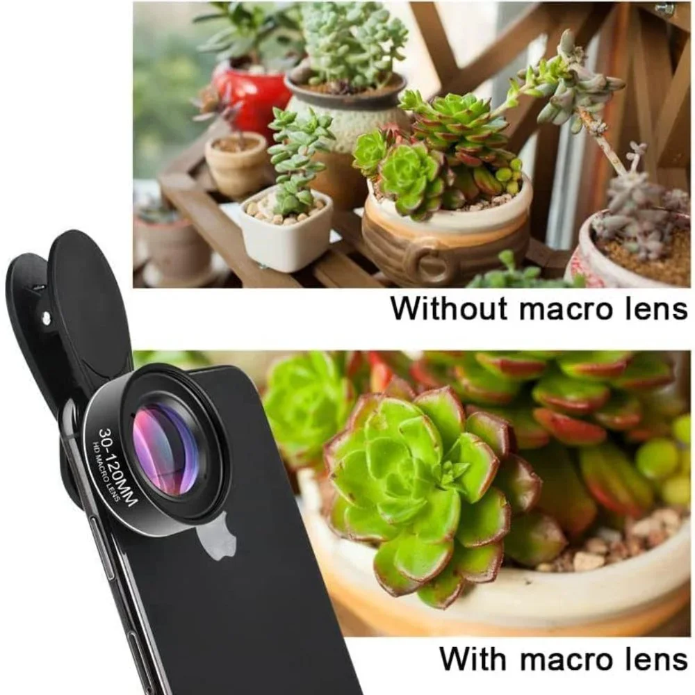 30-120mm Long Range Macro Lens, for iPad, iPhone Android Phone